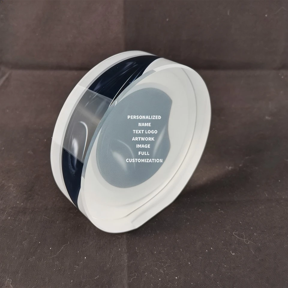 Round Frosted Crystal Plaque factory